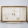 Tablero de Exhibición de Collares Montado en Pared, Exhibidor de Tocados Xiuhe, Marco para Joyería, Almacenamiento de Aretes, Soporte de Exhibición para Puestos, Estilo Montado en Pared