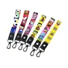 Lanyard para teléfono móvil al por mayor anti-caída, cinta de lanyard, lanyard de transferencia térmica, lanyard para credencial de trabajo, cuerda para colgar, lanyard con hebilla de cuerda para colgar