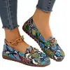 Comercio Exterior Tallas Grandes Otoño 2026 Nueva Moda Casual para Mujer Ropa Exterior Estilo Europeo Americano Mocasines Slip-on Zapatos Bean