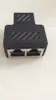Divisor de cable de red RJ45 de tres vías, extensor, conector de cable de red, acceso simultáneo a Internet, adaptador bidireccional