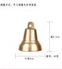 Suministro puntual campanas de cobre retro grandes y pequeñas campana de cobre hecha a mano por fundición en arena campanas de viento de cobre sonido nítido estilos