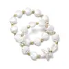 Conjunto de Pulseras Elásticas de Múltiples Piezas para Mujer Estilo Resort Bohemio con Perlas de Imitación ABS, Estrella de Mar, Conchas y Cuentas