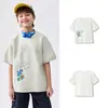 Camiseta de Manga Curta Balabala para Meninos, Novo Estilo 2025 Roupas Infantis, Blusa de Verão para Crianças Maiores, Versátil e Confortável