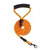 Cuerda de tracción para mascotas reflectante cuerda para perro mediano y grande cuerda de nylon anti-explosión cuerda para pasear perros suministros para mascotas en stock al por mayor