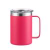 Taza de 16 oz Sublimación Asa Taza Taza Aislada de Acero Inoxidable Tapa de Oficina Taza de Café Opción de Regalo de Negocios