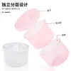 Taza Limpiadora de Brocas para Uñas, Filtro Separador de Doble Capa de Plástico, Contenedor para Limpieza y Desinfección de Brocas para Uñas, Accesorios para Uñas