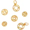 Oro Arena Vietnamita Accesorios DIY Moneda Fortuna Abalorio Transferencia Colgante Moneda Antigua Collar Pulsera Pulsera con Cuentas para Mujeres