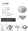 Lavabo Cerámico Bajo Encimera Ovalado Encastrado Cuadrado Lavabo de Baño Lavabo de Inodoro Lavabo de Balcón No