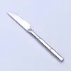 Acero Inoxidable 304 Bambú Vajilla Vajilla Occidental Cuchillo Tenedor Cuchara Cuchara de Postre Cuchillo para Bistec