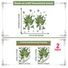 Rosa, dente-de-leão, borboleta, gato preto, planta verde adesivo de janela, decoração de porta de vidro de janela, adesivo de vidro eletrostático, visível dos dois lados