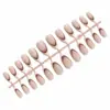 Arte de Uñas Portátil Rosa Nude Degradado Pegatinas de Uñas Transfronterizas Europeas y Americanas con Bordes Blancos, Manicura Francesa, Efecto Iluminador, Exquisito y Versátil