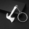 Chave ajustável metal chaveiro régua Vise Serrated Car Key Ring Pingente ferramenta acessórios chave gravação