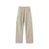 Calça Jeans Preta Estilo Americano para Homens, Corte Reto Largo Básico Nova Marca de Moda High Street Versátil Cool Casual