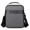 Bolso de Hombre Transfronterizo Bolso de Hombro Nueva Moda Casual Tejido Bolso Bandolera Pequeño Cuadrado Pequeño Bolso de Negocios para Hombre Bolso Cruzado