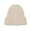 Chapéus de Lã Atacado para Mulheres Transfronteiriços Outono e Inverno Cor Sólida Chapéus Quentes para Exterior Chapéus de Tricô Listrados para Homens e Mulheres Transfronteiriços