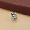 Anillo de Cruz Geométrica de Plata de Ley S925 para Mujer Diseño de Nicho Sentido del Diseño Anillo Abierto Estilo Frío Dedo Anular