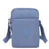 Bolso para teléfono móvil de versión vertical de comercio exterior de fábrica para mujer, bolso bandolera de hombro con cremallera simple coreana, bolso de nailon para teléfono móvil de versión vertical, venta al por mayor