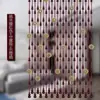 Cortina de Cuentas de Madera de Durazno con Monedas de Cinco Emperadores Cortina para Pasillo de Casa Partición de Cristal Cortina Feng Shui para Sala de Estar Cortina de Puerta con Monedas de Cobre