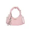 Bolso Pequeño Tejido Dulce de Mano para Mujer 2026 Nuevo Estilo Bolso de Cadena Plegado Bolso Nube Bolso Cruzado Casual de Verano