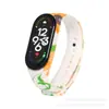 Adequado para Pulseira Xiaomi Mi Band 7 56 Camuflada TPU Silicone Pulseira de Reposição 567Nfc Camuflada Universal Xiaomi 7Nfc