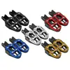 Peças Modificadas para Motocicleta Pedaleiras de Liga de Alumínio CNC Pedais Metálicos Antiderrapantes Pedaleiras Traseiras Universais Resistentes ao Desgaste