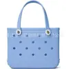 Bolsa de Praia Eva Moda Coreana Bolsa Transversal para Mulheres, Bolsa de Mão Decorativa DIY, Bolsa Perfurada, Estilo Nicho Coreano
