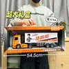 Veículo de engenharia, caminhão de bombeiros, inércia, conjunto de caminhão retrátil, caixa de presente, escavadeira, modelo de trator, brinquedo para meninos, atacado
