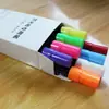 Juego de rotuladores fluorescentes borrables especiales de 6 mm para pizarra fluorescente, bolígrafo fluorescente de color, bolígrafo de vidrio, bolígrafo para lámpara de pizarra.