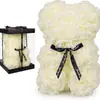 Regalo para el Día de San Valentín Chino, Oso de Rosa Simulada, Oso de Abrazo de Espuma de Flor Eterna Creativa, Fabricante de Fuente de Regalo de Cumpleaños