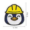 Patches Bordados Divertidos de Pinguim Profissional, Patches de Emblema com Formato Divertido, Patches Decorativos de Nicho Fofos para Modificação de Roupas