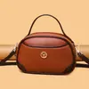 Bolsa de Pão Macia para Mulheres 2025 Nova Primavera e Verão Multicamadas Mini Bolsa para Celular Elegante Bolsa de Mãe Bolsa Pequena de Ombro Transversal