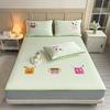 Esterilla de cama de jacquard con diseño de frijoles triturados, de clase A, para uso materno infantil, con aire acondicionado, suave, lavable a máquina.