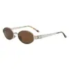 Gafas de sol metálicas de alta gama para mujer, estilo Old Money, Gafas retro de moda, Anti-UV, Gafas elegantes y a la moda
