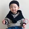 Suéter informal de moda con cuello redondo a rayas y manga larga para bebés y niños de estilo coreano para primavera y otoño.