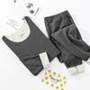 Conjunto de Ropa Interior Térmica Sin Costuras Ab-Sided para Hombre y Mujer, Ropa y Pantalones de Otoño para Pareja, Capa Base para Hombre, Doble Cara, Diseño sin Costuras Bicolor