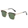 3239 caja de cejas metálica moda europea y americana moda retro clásica negocio Amazon gafas de sol para hombre y mujer