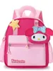 Mochila Deportiva Femenina Lindo Panda Rojo Mochila Infantil Pequeña Princesa Tarjeta Jardín de Infancia Grados 1-3 Bolso Escolar