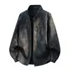 Chaqueta de Cuero para Motocicleta M-8XL con Cuello Alto de Moda para Jóvenes, Uso Diario, Abrigo Tallas Grandes, Suministro Directo de Fábrica