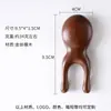 Massageador Nasal de Sândalo Dourado com Gravação para Ponte do Nariz, Caracol Pequeno, Madeira Inteira, Lindo Aparelho Nasal, Massagem, Rotulagem Transfronteiriça