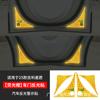Adequado para 25 modelos de carro Geely Xingyuan adesivos de aviso refletivos para portas adesivos luminosos para porta-malas elétrico