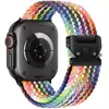 Adecuado para Apple iWatch S12 Correa de Reloj Applewatch11 Hebilla de Paracaídas Correa de Bucle de Nailon Tejido