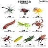 Educación Temprana Infantil Modelo de Ciclo de Crecimiento de Animales Simulados Rana Mariposa Hormiga Tortuga Araña Juguete de Plástico