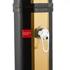 35L nueva exterior Dorado cepillado exterior ducha solar energía solar sin electricidad columna de ducha solar