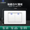 Tomada Padrão Americano 15A Padrão Taiwanês 110V Painel de Interruptores Padrão Americano com Tomada de Parede USB para Uso Doméstico Painel Branco Estilo Americano