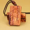 Colgante de Hada Zorro de Nueve Colas de Madera Fulminada, Amor y Matrimonio Flor de Durazno, Artefacto Taoísta de Madera de Durazno Fulminada, Fábrica de Origen