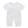 Ropa de bebé unida verano desarrollo bebé recién nacido ropa de manga corta algodón puro delgada color sólido ropa corta para escalar niños