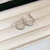 Nuevos Pendientes Redondos Simples de Otoño e Invierno, Casuales, a la Moda, para el Trabajo, Versátiles, Lujo Accesible, Pendientes de Alta Gama para Mujer