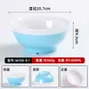 Bol para Fideos Imitación Porcelana Melamina A5, Bol Engrosado Forma de Caracol, Bol para Fideos con Sopa de Res, Bol para Ramen de Tienda de Fideos Bicolor de Pie Alto, Logo Personalizado