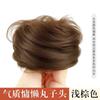 Bolas de Cabelo Cheio Cabelo Liso Círculo Pacote de Cabelo Feminino Cabelo Real Cheio Botão de Flor Antigo Artefato Fofo Pacote Bolas