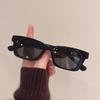 Gafas de Sol de Prescripción Estilo Jennie 49 para Mujer, Montura Cuadrada Vintage de Alta Gama, Gafas de Sol Polarizadas de Moda para Caras Pequeñas